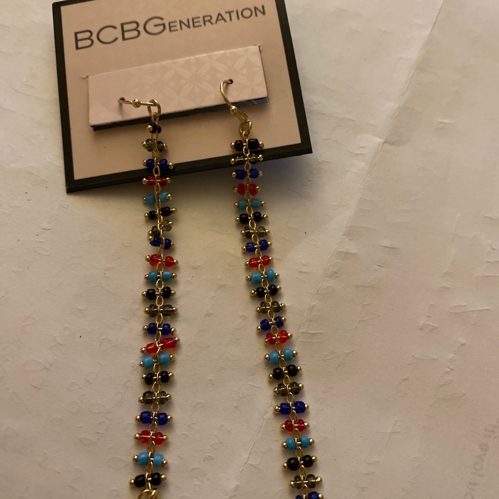 BCBGeneration Long multicolor earrings